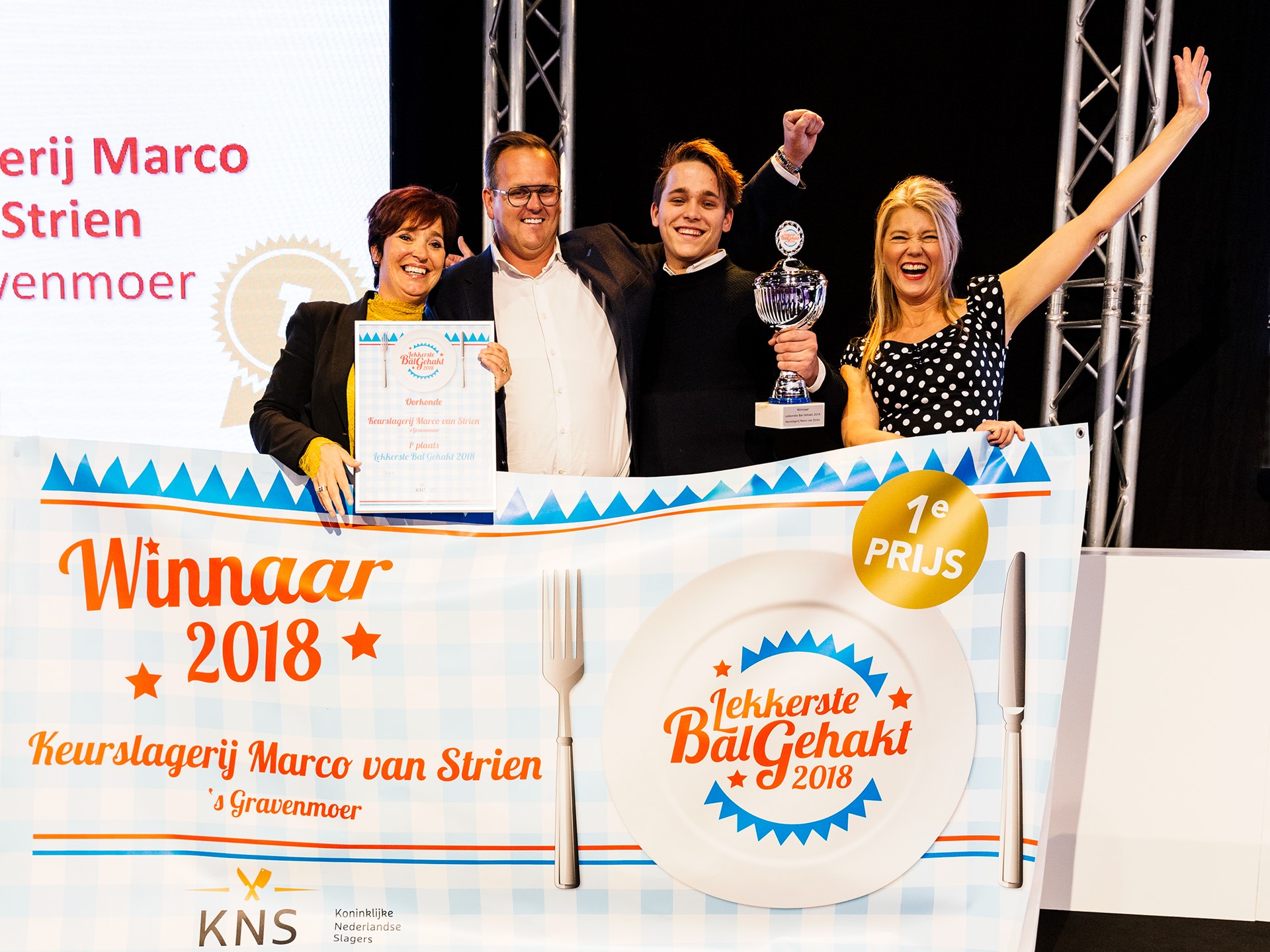 Keurslagerij Marco van Strien winnaar Lekkerste Bal Gehakt 2018